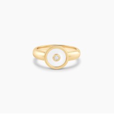 Balia White Enamel Ring Balia White Enamel Ring