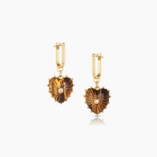 Isabel Tiger’s Eye Earrings