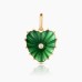 Malene Green Jade Clip Necklace